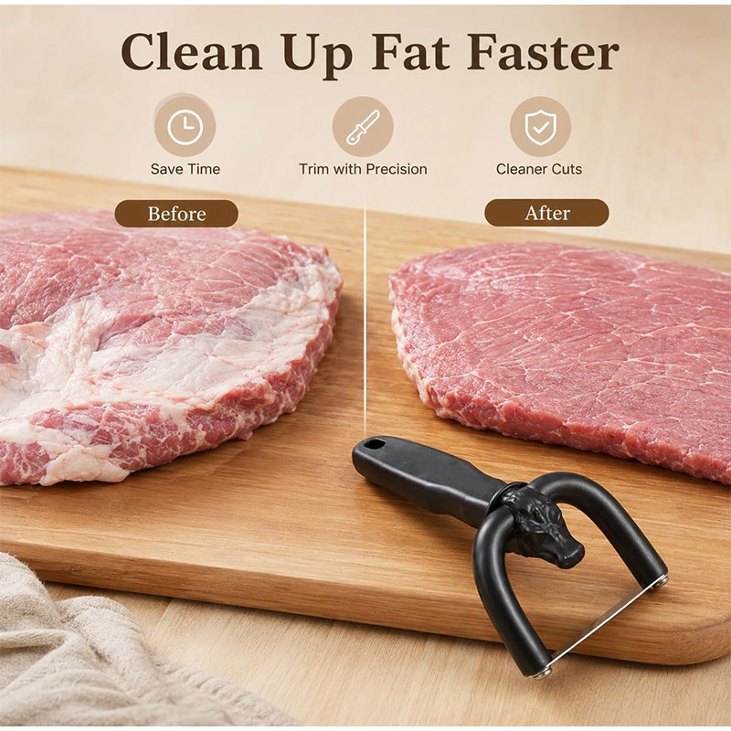 Model Kit Clipper - Hand-held Meat Fat Trimmer Stainless Steel
