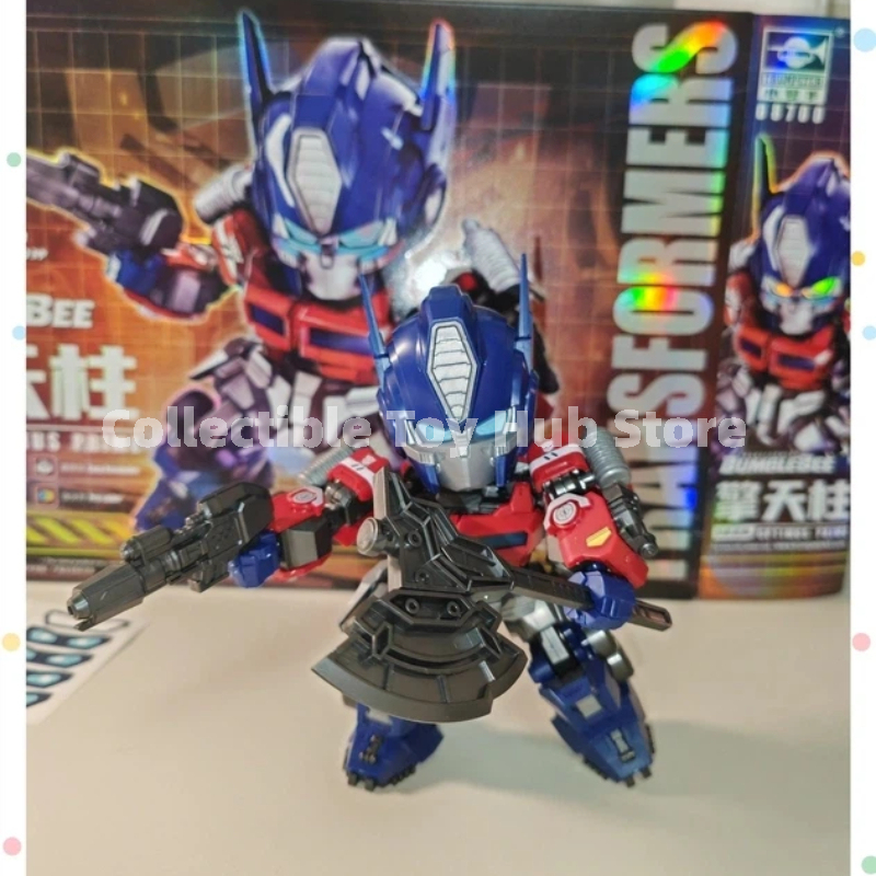Model Kit Transformers - Transformers Bumblebee Movie Q‑Version Optimus Prime