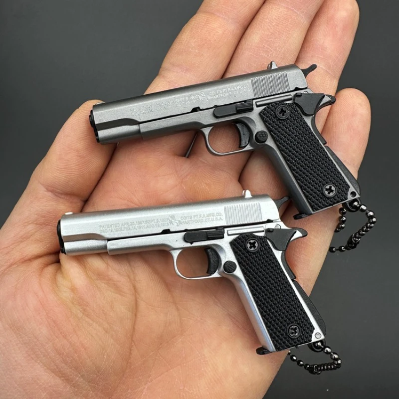 Model Kit Revolver - 1:3 Metal Gold M1911 Colt Toy