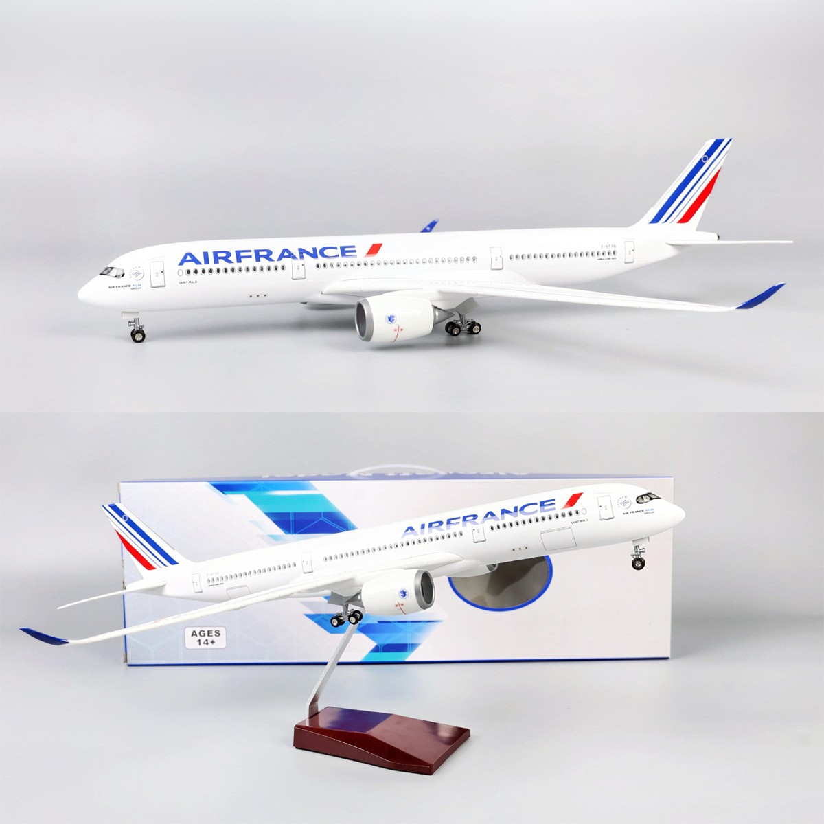 Model Kit Resin - 47cm Air France A350 Model Aircraft