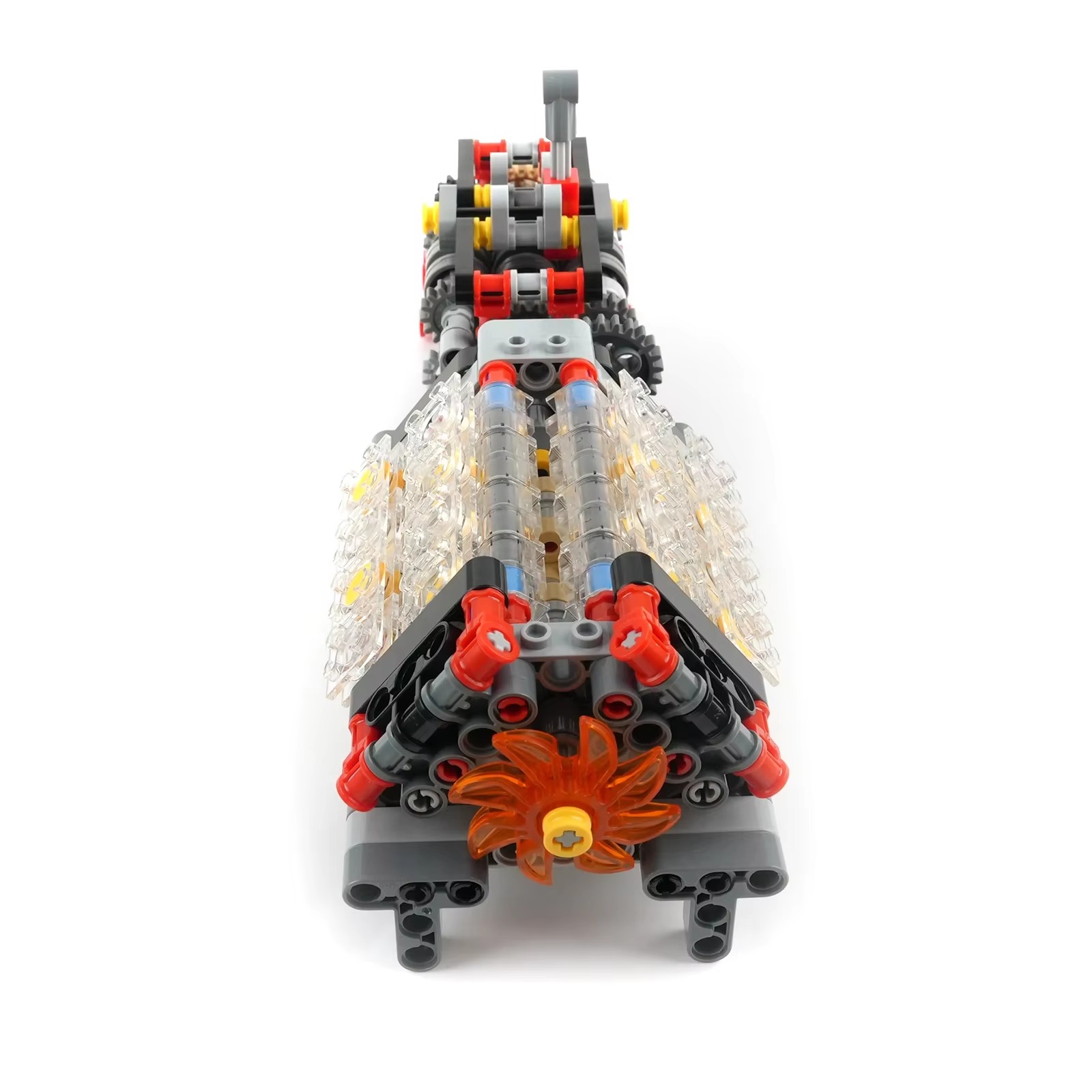 High-Tech Transparent V16 Engi - Model Kit Engine ulasan dan harga