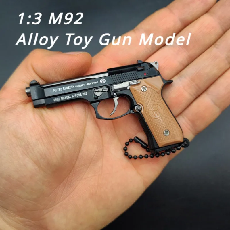 1:3 M92 Alloy Toy Gun Model De - Model Kit Revolver ulasan dan harga