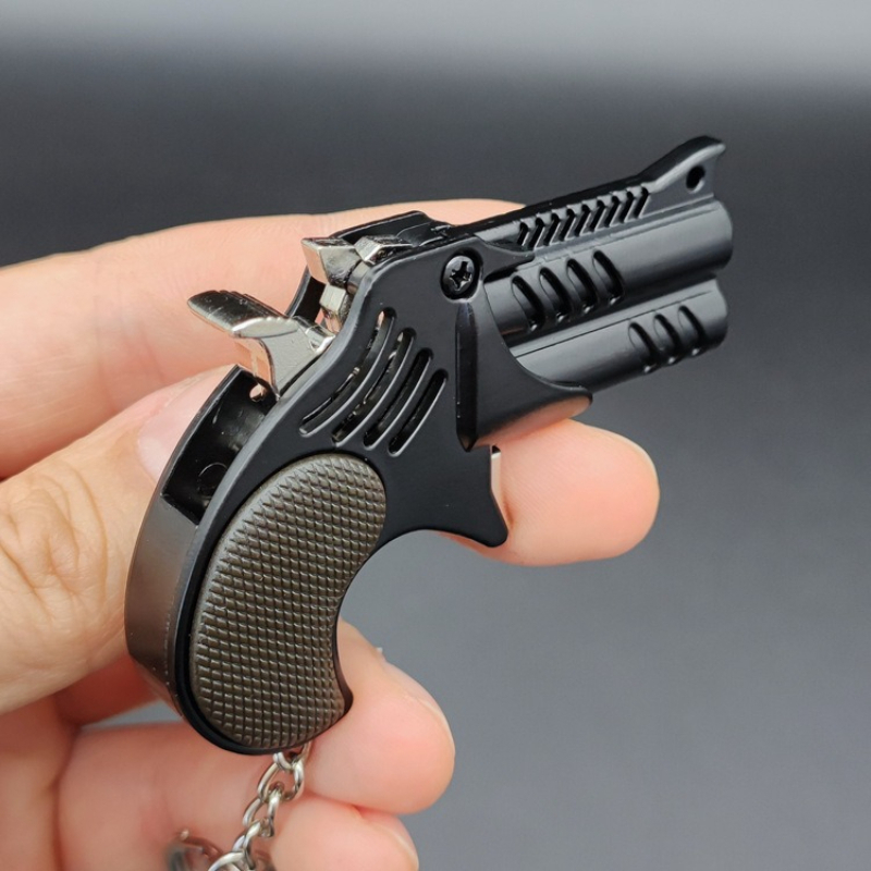 1Pcs Mini Keychain Metal Rubbe - Model Kit Revolver ulasan dan harga