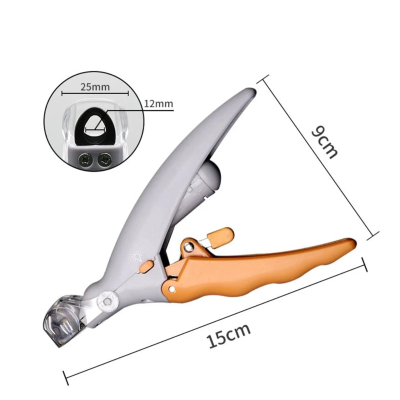 1PC Pet Nail Clipper with LED  - Model Kit Clipper ulasan dan harga