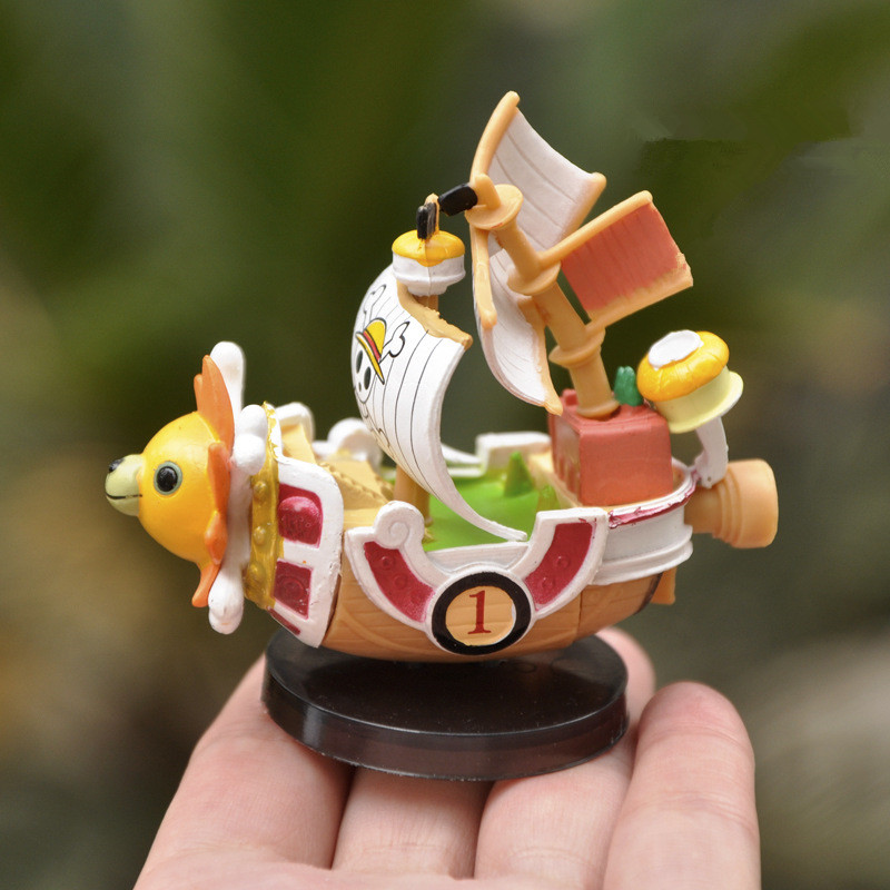 Figure Luffy THOUSAND SUNNY Go - Model Kit One Piece Ship ulasan dan harga