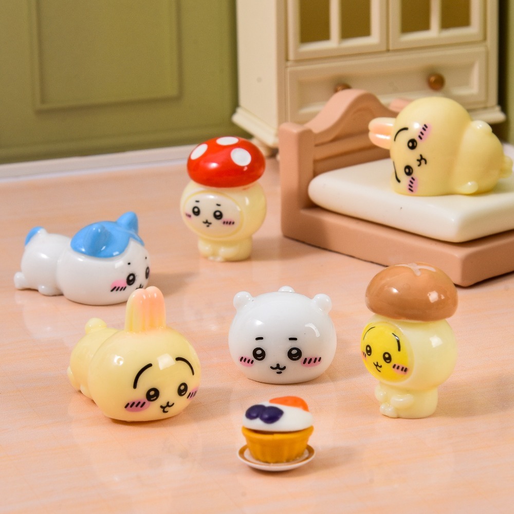 9PCS Kawaii Chiikawas Series R - Model Kit Resin ulasan dan harga