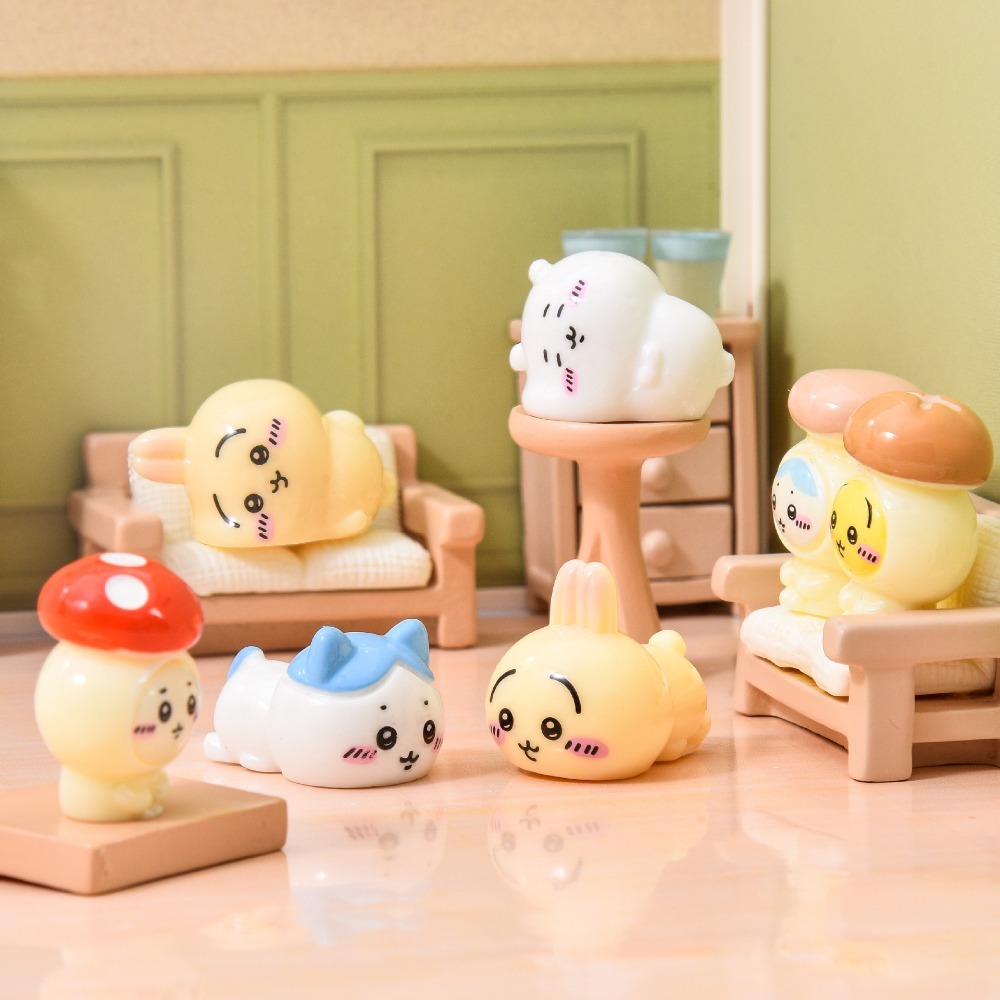 9PCS Kawaii Chiikawas Series R - Model Kit Resin ulasan dan harga