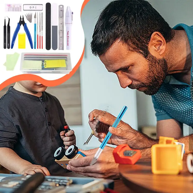 ‌24/9-Piece Miniature Tool Kit - Model Kit Clipper ulasan dan harga