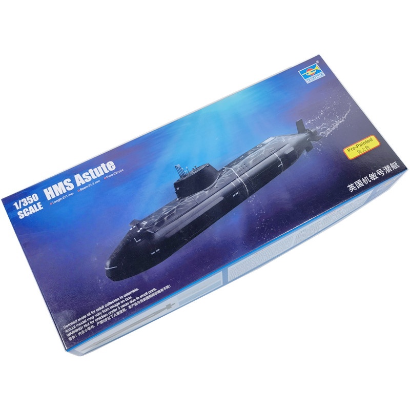 TRUMPETER 1/350 Scale HMS Astu - Model Kit Yamato ulasan dan harga