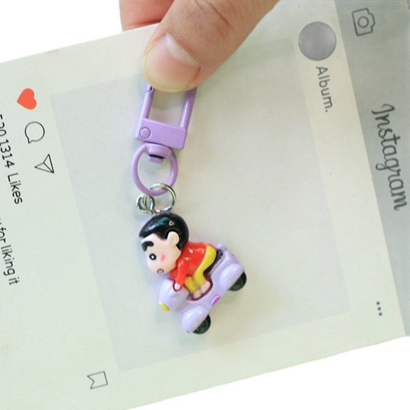 Crayon Shin-chan Keychain High - Model Kit Resin ulasan dan harga