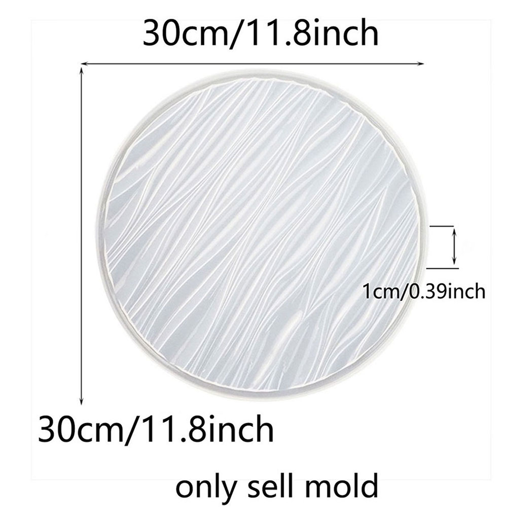 Large Round Tray Silicone Mold - Model Kit Resin ulasan dan harga