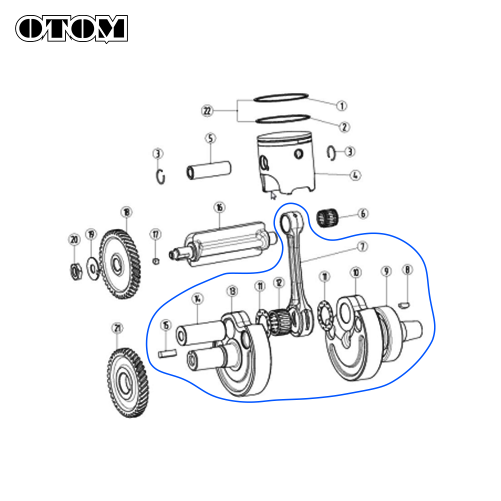 OTOM DT230 MT250 Motorcycle Cr - Model Kit Engine ulasan dan harga