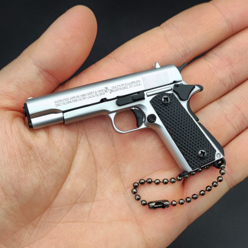 1:3 Metal Gold M1911 Colt Toy  - Model Kit Revolver ulasan dan harga