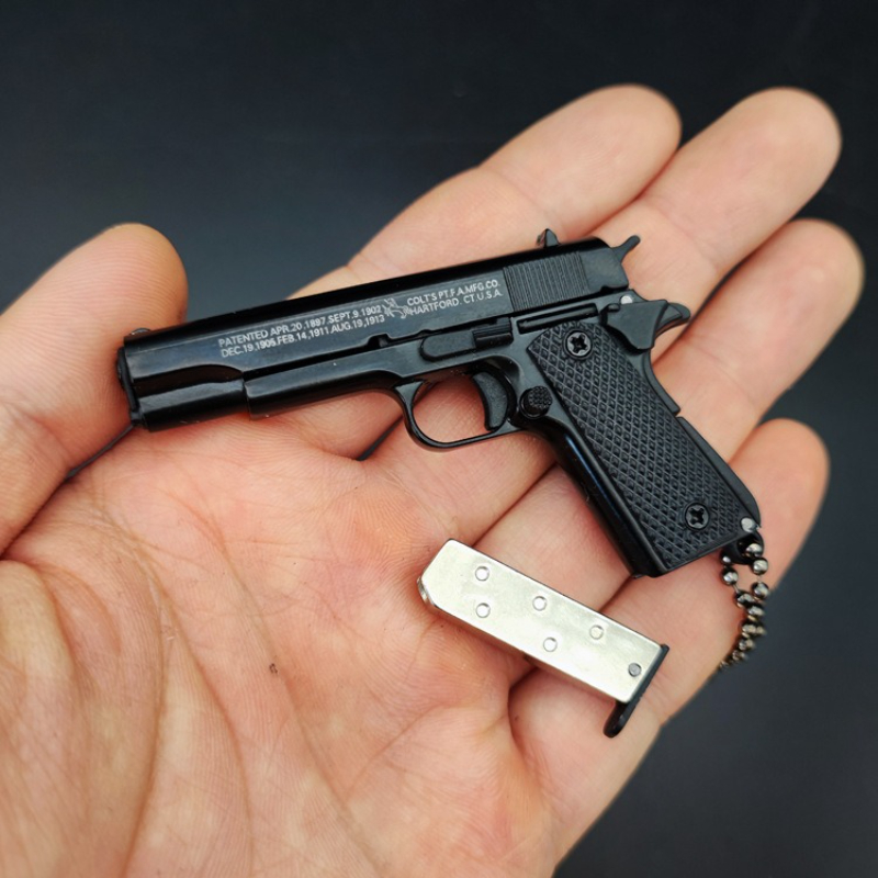 1:3 Metal Gold M1911 Colt Toy  - Model Kit Revolver ulasan dan harga