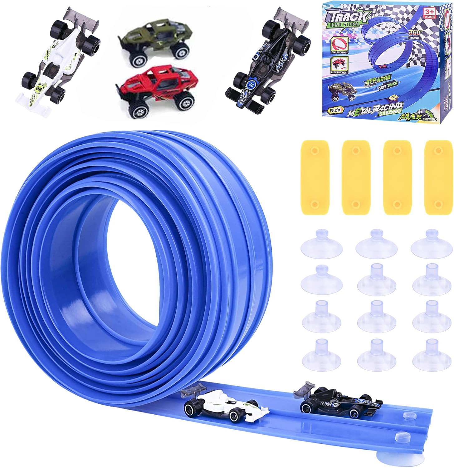 Flexible Race Track Set with 4 - Model Kit Formula 1 ulasan dan harga