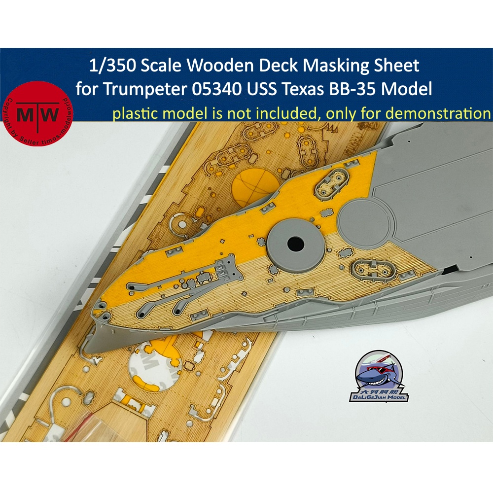 1/350 Scale Wooden Deck Maskin - Model Kit Uss Iowa ulasan dan harga