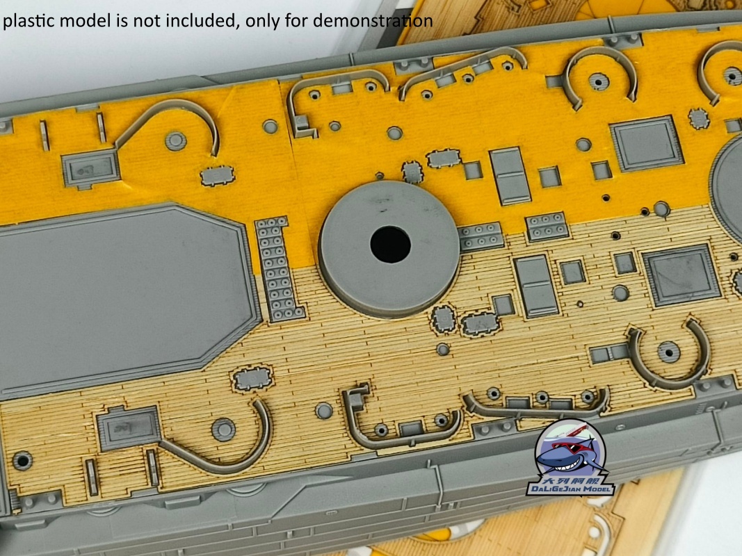 1/350 Scale Wooden Deck Maskin - Model Kit Uss Iowa ulasan dan harga