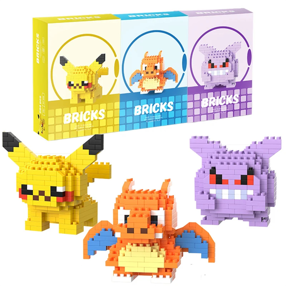 Pokemon Micro Building Blocks  - Model Kit Resin ulasan dan harga