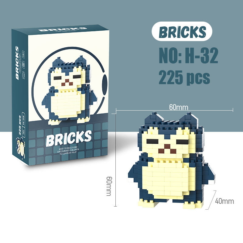 Pokemon Micro Building Blocks  - Model Kit Resin ulasan dan harga