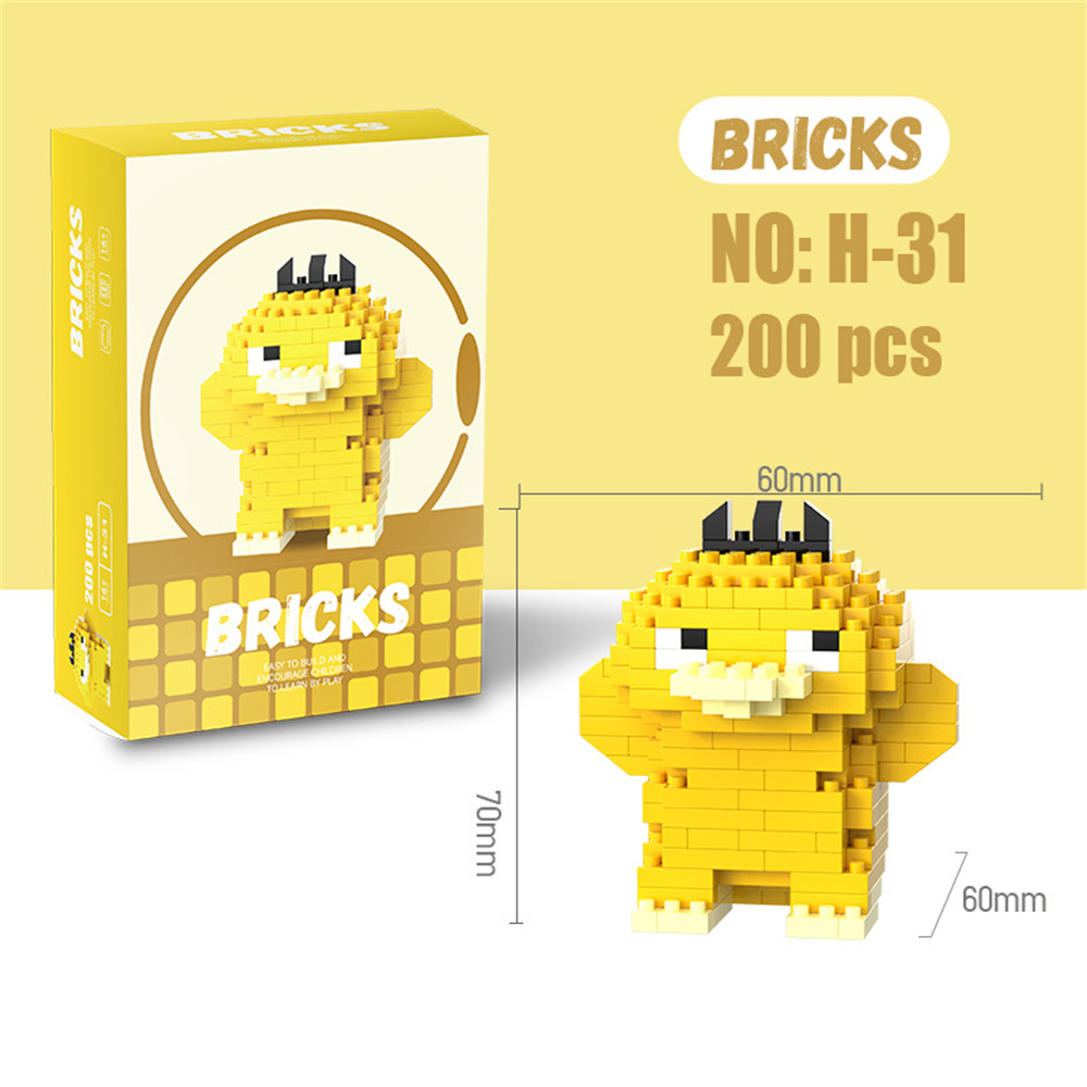 Pokemon Micro Building Blocks  - Model Kit Resin ulasan dan harga