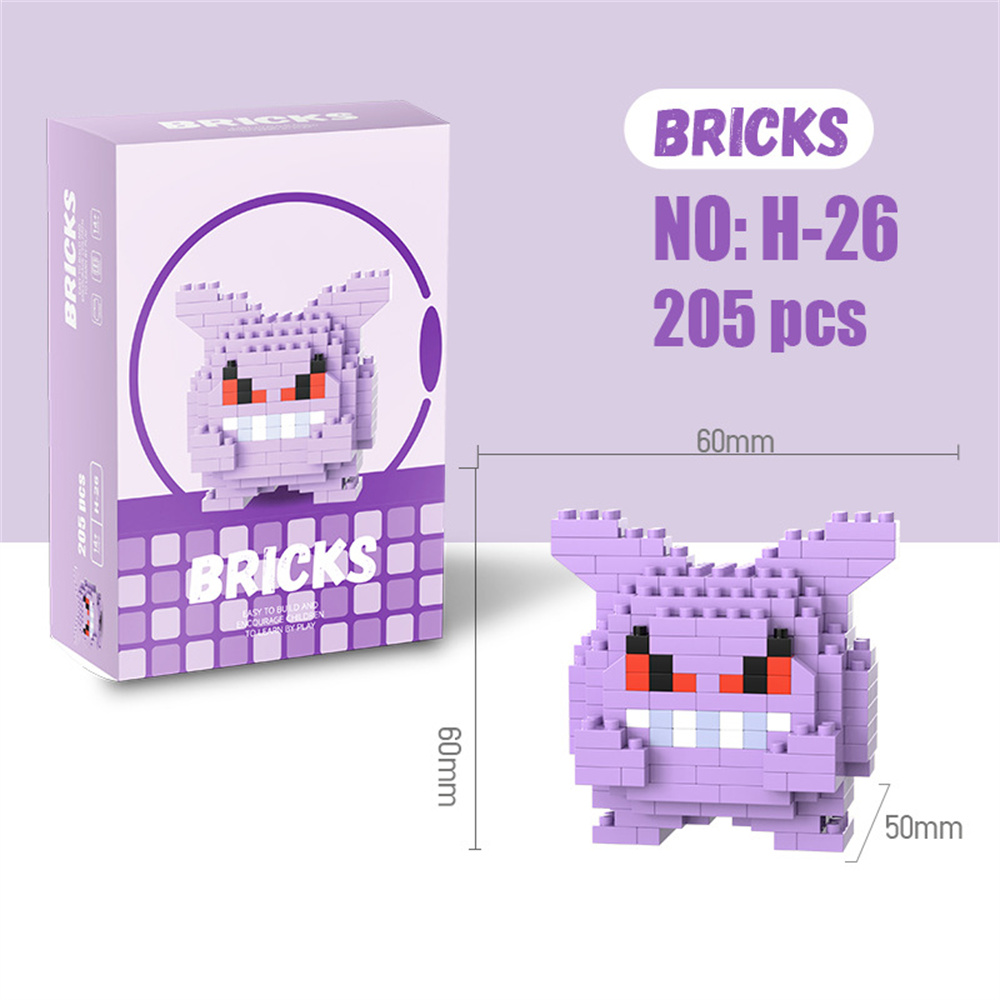 Pokemon Micro Building Blocks  - Model Kit Resin ulasan dan harga