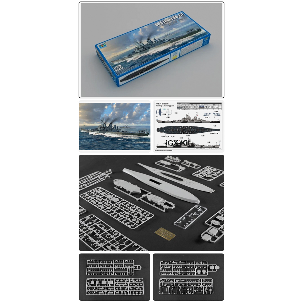 Trumpeter 06749 1/700 Scale US - Model Kit Uss Iowa ulasan dan harga