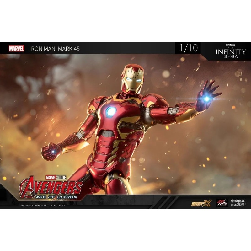 ZD TOYS Genuine  INFINITE ACTI - Model Kit Iron Man ulasan dan harga