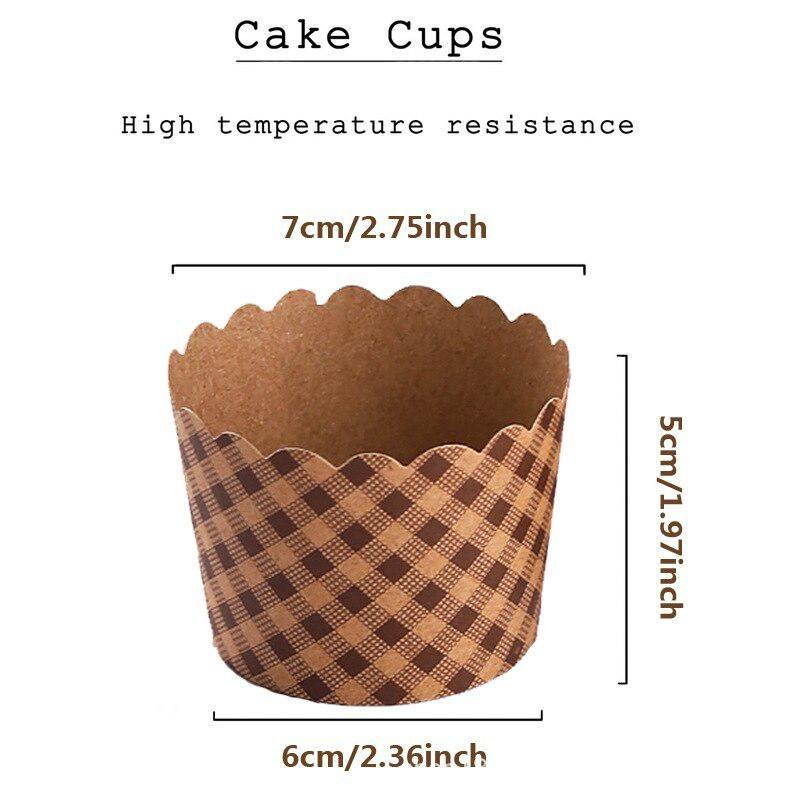 50Pcs/Pack Cupcake Paper Cups  - Model Kit For Beginners ulasan dan harga