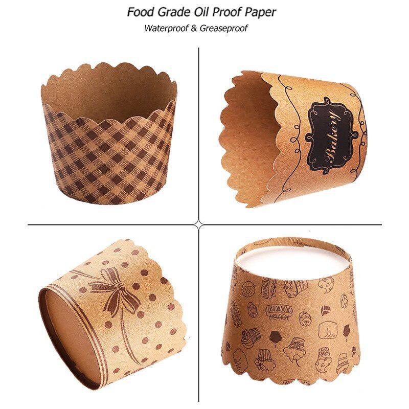 50Pcs/Pack Cupcake Paper Cups  - Model Kit For Beginners ulasan dan harga