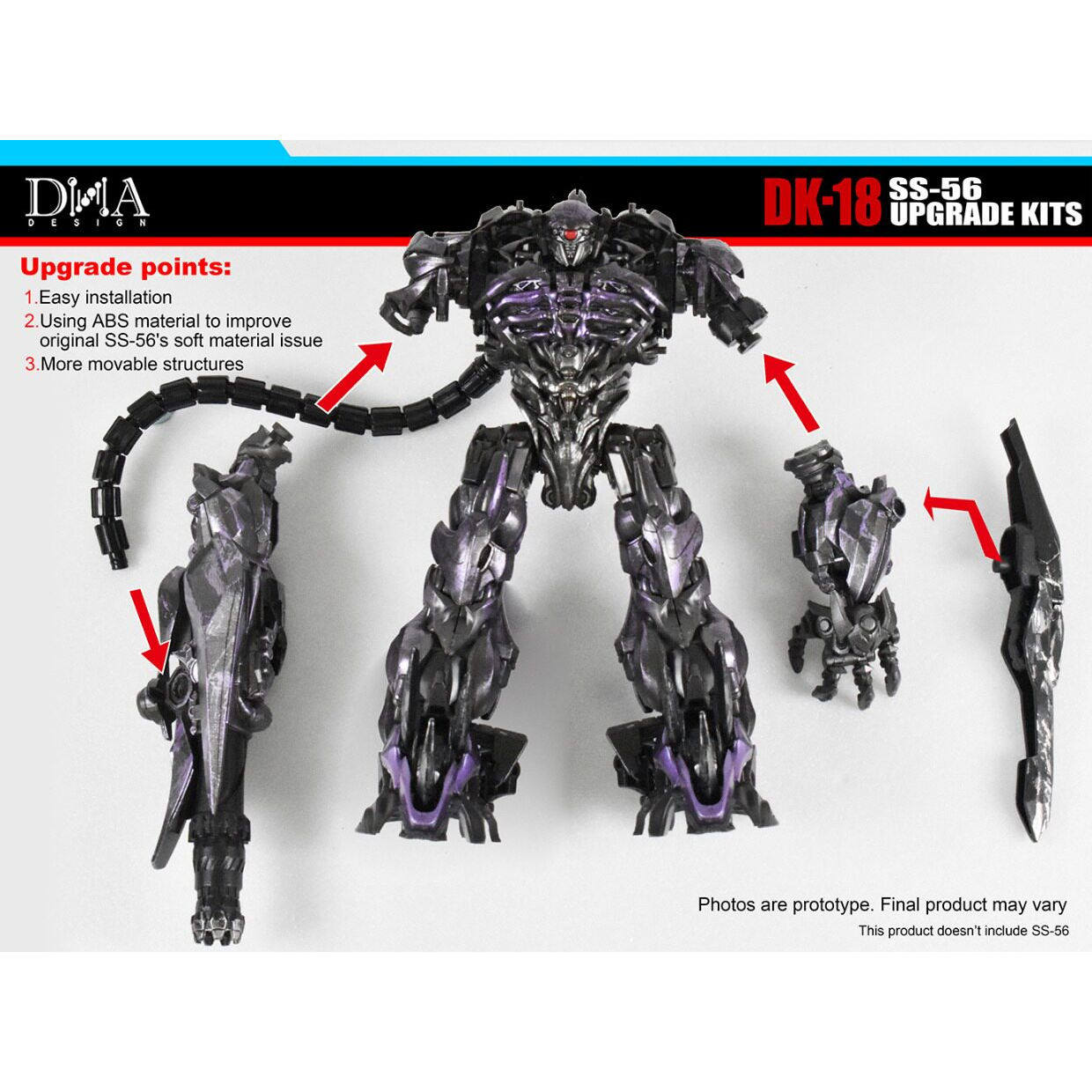 DNA Design DK-18 Exclusive Upg - Model Kit Transformers ulasan dan harga