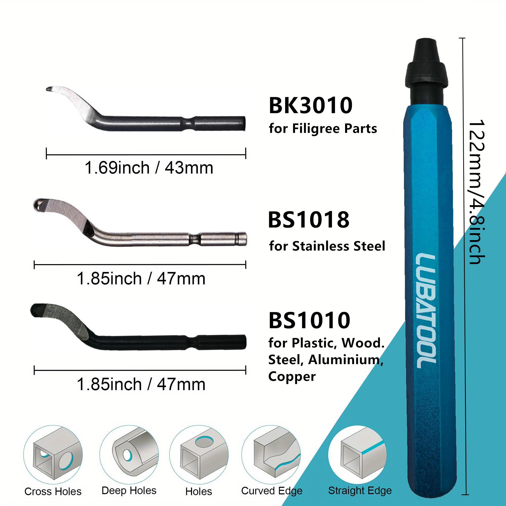 LUBATOOL Deburring Tool with 1 - Model Kit Clipper ulasan dan harga