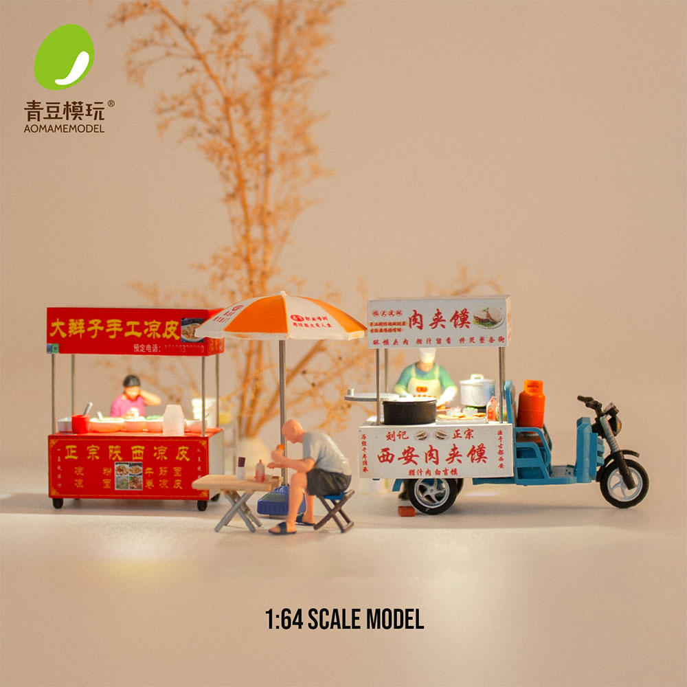 1/64 Night market s Model Kit- - Model Kit Resin ulasan dan harga