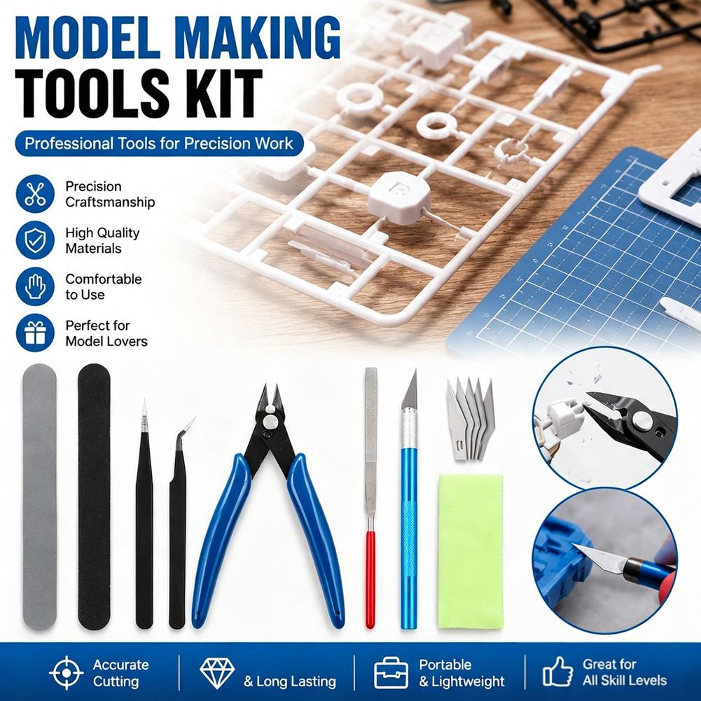 14-Piece Model Craft Tool Kit  - Model Kit Clipper ulasan dan harga