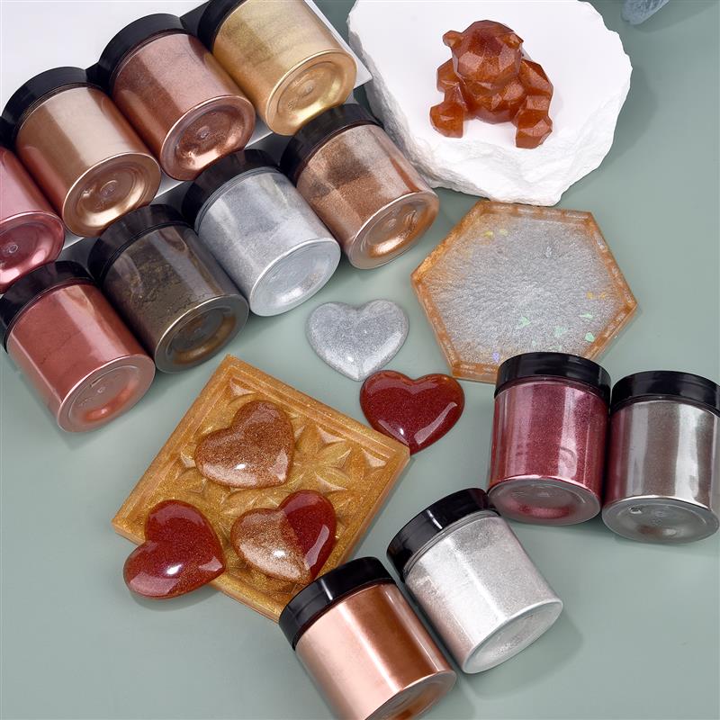 50g Shimmer Metallic Gold Silv - Model Kit Resin ulasan dan harga