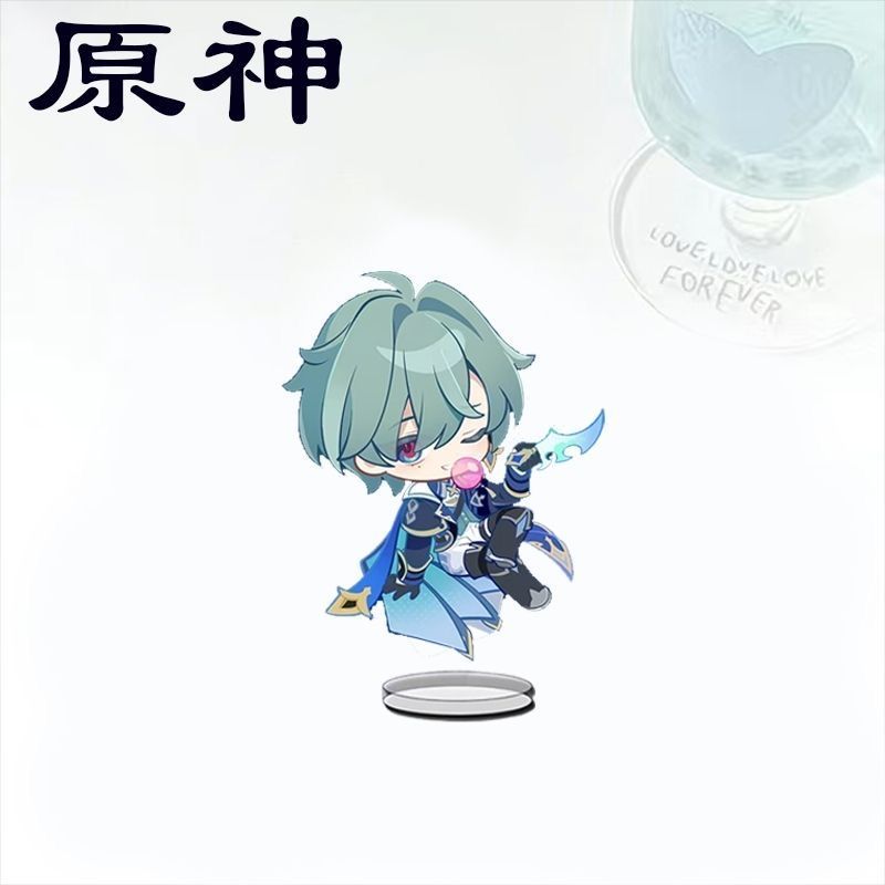 Q-version Genshin Impact Lohen - Model Kit Holder ulasan dan harga