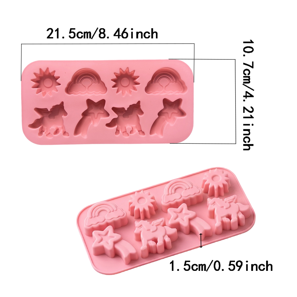 1PC 8-Cavity Silicone Candy Mo - Model Kit For Beginners ulasan dan harga