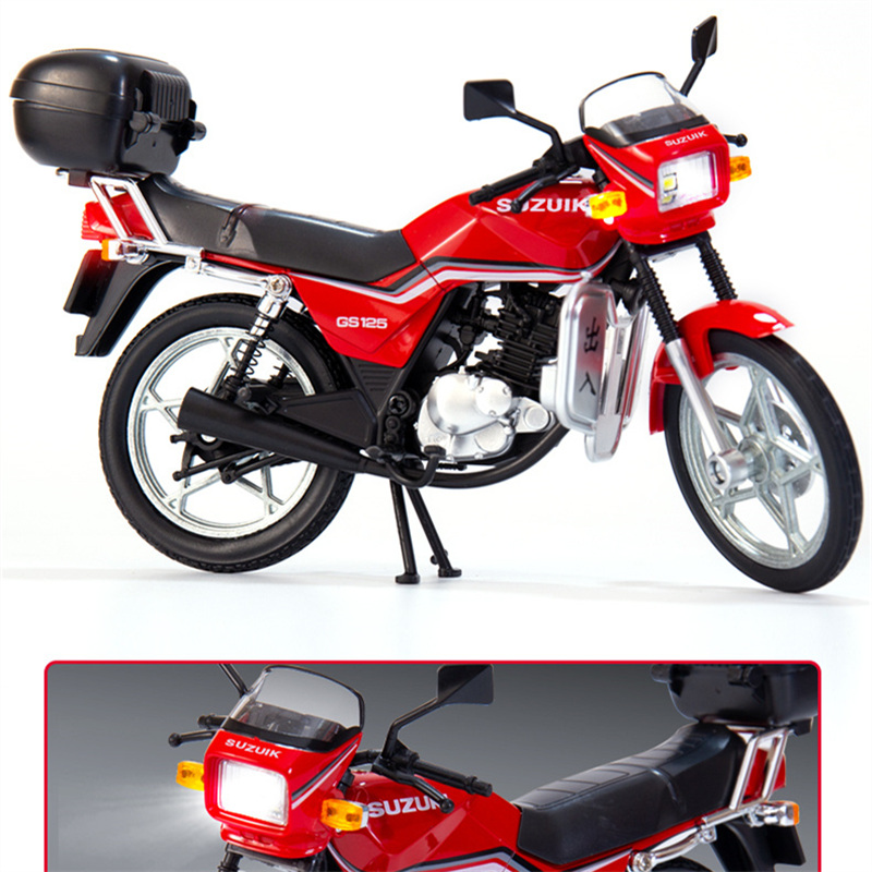 1:12 SUZUKI GS125 Alloy Retro  - Model Kit Aoshima ulasan dan harga