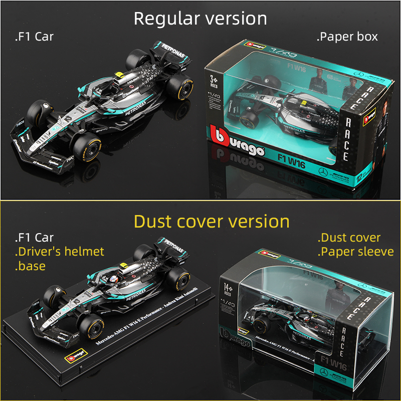 Bburago 1:43 Mercedes 2025 W16 - Model Kit Formula 1 ulasan dan harga
