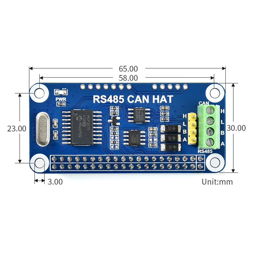 ABFKL Waveshare MCP2515 RS485  - Model Kit Zero ulasan dan harga