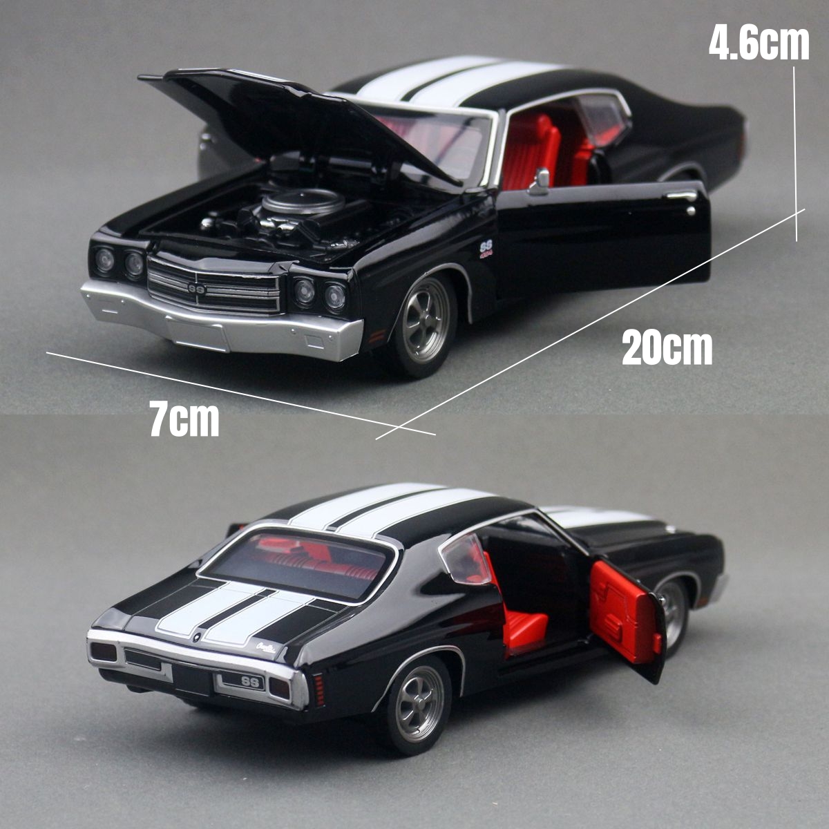 1/24 Chevrolet Chevelle 454 19 - Model Kit Aoshima ulasan dan harga